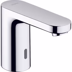hansgrohe Vernis Blend 1x mitigeur de lavabo électronique saillie 112 mm pour une hygiène maximale et une consommation minima ...