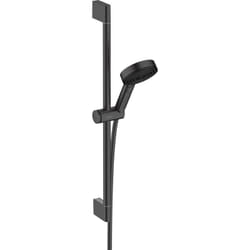 Set de douche 105 3jet EcoSmart 9l/min avec barre C 65 cm noir mat Hansgrohe Pulsify Select