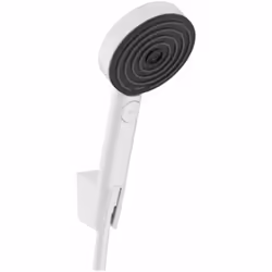 Le set de douche comprend douche à main Relaxation conception : blanc mat matériau : plastique/ métal partie inférieure de la ...