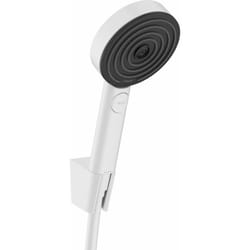 Ensemble support mural et douchette Pulsify Select s 105 3 jets flexible 160cm Blanc - Hansgrohe