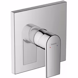 Mitigeur de douche encastré, sans corps conception : chrome débit pour 0,3 MPa : 29,3 l/min cartouche en céramique pression d ...