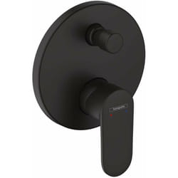 Façade mitigeur mécanique encastré Vernis Blend Noir mat
