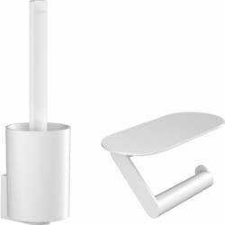 WallStoris Ensemble d'accessoires pour les toilettes blanc mat 27969700 - Hansgrohe