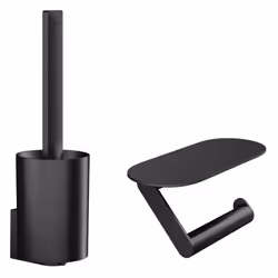 Description générale Le kit d'accessoires pour toilettes Hansgrohe WallStoris comprend un porte-papier hygiénique et un porte ...