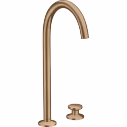 hansgrohe AXOR One 1 x mitigeur de lavabo 2 trous saillie 165 mm Comprend : mitigeur de lavabo 2 trous, garniture d'écoulemen ...