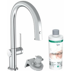 Aqittura M91 - Mitigeur d'évier avec bec extractible et filtration, sBox, chrome 76800000 - Hansgrohe