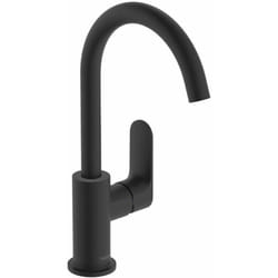 Rebris s - Mitigeur de lavabo avec vidage et bec orientable, noir mat 72536670 - Hansgrohe