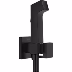 hansgrohe 1 x Bidette douchette à main design anguleux pour eau froide fonction support de douche intégrée tourbillon côté do ...