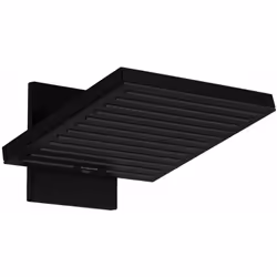 Douche de tête Pulsify E 260 avec raccordement mural couleur : noir mat surface du disque de jet: noir graphite matériau du d ...