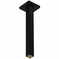 Raccordement au plafond pour la douche de tête E couleur : noir mat matériau laiton / plastique longueur du bras : 310 mm ros ...