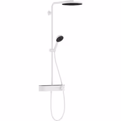 hansgrohe Pulsify S 1x système de douche 260 1 type de jet économie deau avec ShowerTablet Select 400 chrome PowderRain : le  ...
