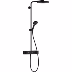 hansgrohe Pulsify 1x système de douche 260 1 type de jet avec ShowerTablet Select 400 chrome PowderRain : le nouveau type de  ...