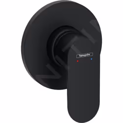 Mitigeur de douche encastré couleur : noir mat levier de commande métallique débit maximal à 0,3 Mpa : 28,7 l / min pression  ...