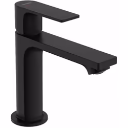 Mitigeur de lavabo couleur : noir mat AirPowder - jet normal ComfortZone : 109 mm longueur du bec : 133 mm hauteur du mitigeu ...