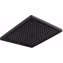 Douche de tête Crometta E avec 1 jet de douche couleur : noir mat diamètre de pommeau de douche : 240 x 240 mm XXL Performanc ...