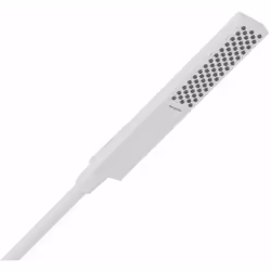 Douchette à main Pulsify E couleur blanc mat dimensions du pommeau de douche 100 x 25 mm longueur 230 mm un jet - PowderRain  ...