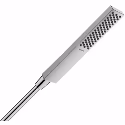 Douchette à main Pulsify E couleur : chrome dimensions : 100 × 25 mm longueur 230 mm un jet - PowderRain forme : carrée EcoSm ...
