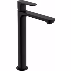 Mitigeur de lavabo pour vasque à poser couleur : noir mat AirPowder - jet normal ComfortZone : 242 mm longueur du bec : 169 m ...