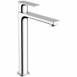 Rebris, du confort à tous points de vue : grand mitigeur de lavabo Rebris E avec fonction CoolStart Avec son design épuré et  ...