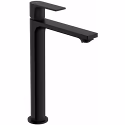 Mitigeur de lavabo pour vasque à poser couleur : noir mat AirPowder - jet normal ComfortZone : 242 mm longueur du bec : 169 m ...