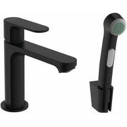 Rebris s - Mitigeur de lavabo avec douchette de bidet, noir mat 72215670 - Hansgrohe