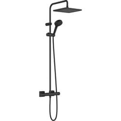 Hansgrohe - Vernis Shape Colonne de douche 240 1jet EcoSmart avec mitigeur thermostatique Noir mat