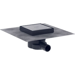 RainDrain Point - Bonde de sol, 15x15 cm, inox brossé 56249800 - Hansgrohe