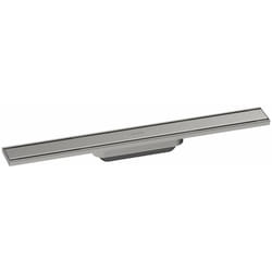RainDrain Original - Caniveau de douche linéaire 70 cm, avec grille, acier inoxydable brossé 56197800 - Hansgrohe