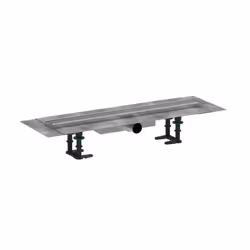 Hansgrohe RainDrain Compact Caniveau de douche 60 cm avec grille acier inoxydable brossé 56162800