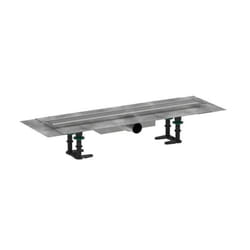Hansgrohe RainDrain Compact Caniveau de douche 60 cm avec grille acier inoxydable brossé 56162800