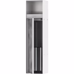 hansgrohe XtraStoris Rock 1 x porte-brosse de toilette Détails du produit : encastrement mural avec porte-papier porte pouvan ...