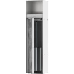 Hansgrohe - XtraStoris Rock Porte-brosse wc avec porte-papier,