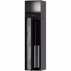 Porte-brosse de toilette encastré avec porte-papier et porte carrelée couleur : noir mat matériau de la niche murale: Acier i ...