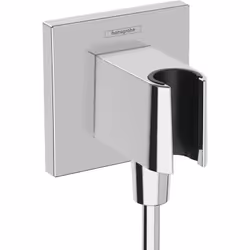 Support pommeau de douche avec raccordement Fixfit E chromé