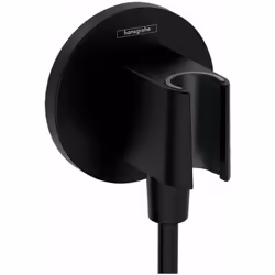 Support de douche FixFit S avec arrivée intérieure d’eau conception : noir mat matériau : plastique conception en deux pièces ...