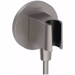 Support de douche FixFit S avec arrivée intérieure d’eau conception : chrome noir brossé matériau : plastique conception en d ...