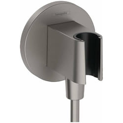 Fixfit - Coude de raccordement avec support, chrome noir brossé 26888340 - Hansgrohe