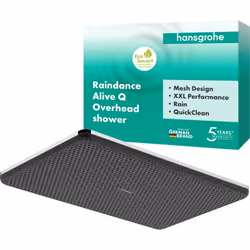 hansgrohe Raindance Alive Q 1 x douche de tête 210/340 1jet EcoSmart Dimensions de la pomme de douche : 214 x 343 mm Type de ...