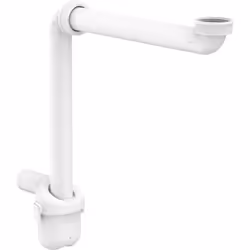 hansgrohe 1x siphon à économie despace matériau de base : plastique réglable en hauteur nettoyage sans outil siphon hauteur d ...