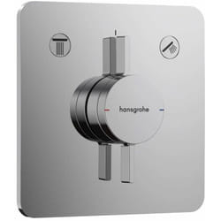 DuoTurn q - Mitigeur encastrable, pour 2 sorties, chrome 75414000 - Hansgrohe
