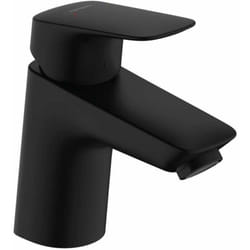Logis - Mitigeur de lavabo avec vidage Push-Open, EcoSmart, noir mat 71077670 - Hansgrohe