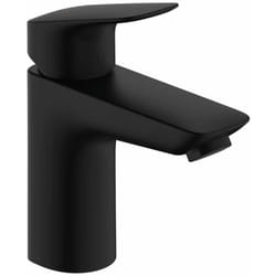 Logis - Mitigeur de lavabo avec vidage Push-Open, EcoSmart, noir mat 71107670 - Hansgrohe