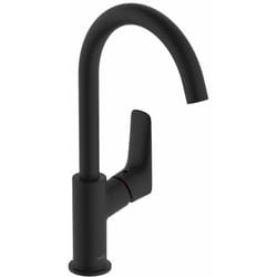 Logis - Mitigeur de lavabo avec vidage, EcoSmart, noir mat 71130670 - Hansgrohe