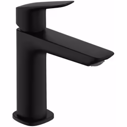 Mitigeur de lavabo à levier avec vidage couleur : noir mat hauteur du robinet : 177 mm longueur du bec : 121 mm zone de confo ...