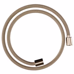 Tuyau de douche textile Designflex finition : bronze brossé longueur : 1250 mm surface avec tresse textile matériau étanche e ...