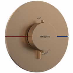 Module thermostatique de douche encastré ShowerSelect Comfort S couleur : bronze brossé diamètre : 155 mm montage encastré su ...