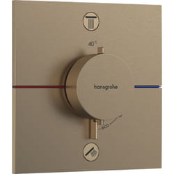 hansgrohe ShowerSelect Comfort E thermostat, encastré, 2