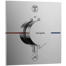 ShowerSelect Comfort - Mitigeur thermostatique encastré pour 2 sorties, chrome 15572000 - Hansgrohe