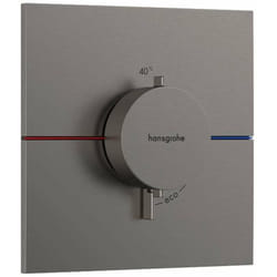 ShowerSelect Comfort - Mitigeur thermostatique encastré, chrome noir brossé 15574340 - Hansgrohe