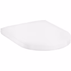 Abattant de WC couleur : blanc matériau : plastique dimensions : 366 × 440 × 45 mm avec couvercle fermeture lente SoftClose c ...